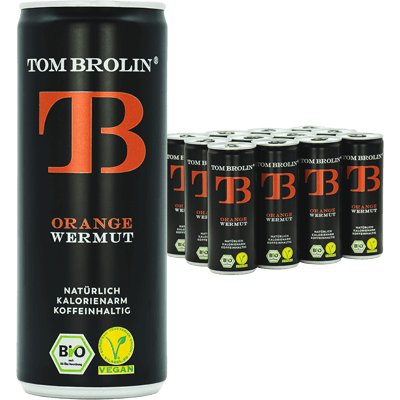 12 x TOM BROLIN - Orange Vermouth - organic soft drink