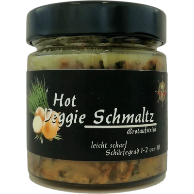 Hot Veggie Schmalz Brotaufstrich mit Chili