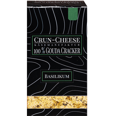 Crun-Cheese Käse Cracker Basilikum