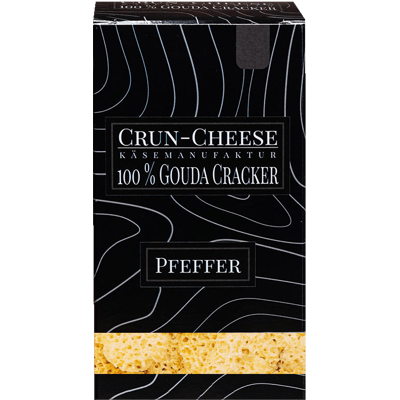 Crun-Cheese Käse Cracker Pfeffer