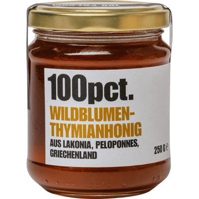 100pct. Wildblumen-Thymian Honig aus Griechenland