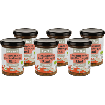 6x organic beef soup