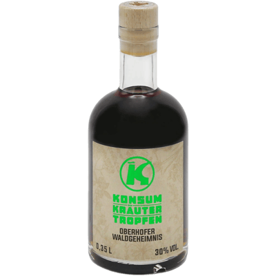 Consumption herbal drops - liqueur