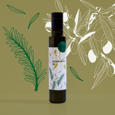 Rosmarinöl - Natives Olivenöl Extra mit Rosmarin