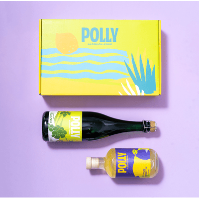POLLY Citrus Spritz Set (1x non-alcoholic Limoncello alternative + 1x non-alcoholic sparkling wine alternative)