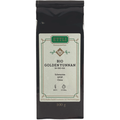 Schwarztee Bio China Golden Yunnan GFOP