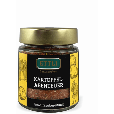 Kartoffelabenteuer Gewürzzubereitung im Schraubglas