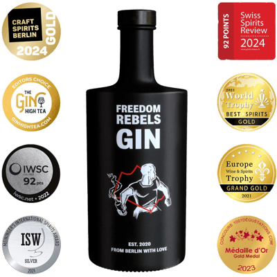 FREEDOM REBELS GIN - London Dry Gin