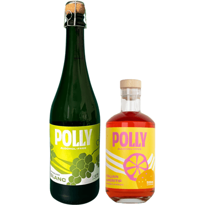 POLLY Italian Spritz Set (1x non-alcoholic aperitif + 1x non-alcoholic sparkling wine alternative)