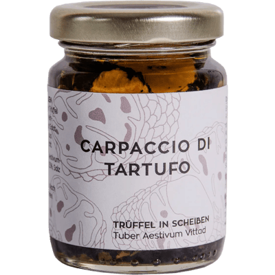 Vitelium summer truffles in slices