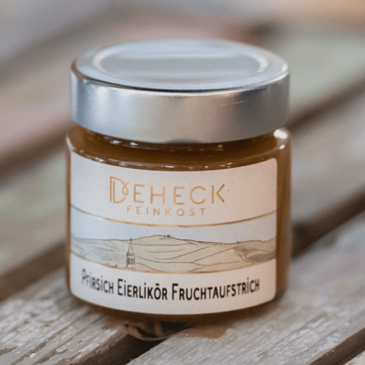 Deheck Manufaktur peach eggnog spread