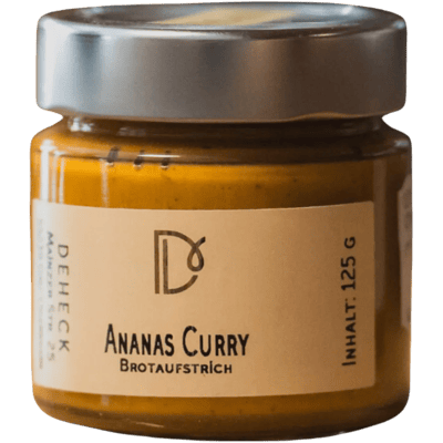 Deheck Manufaktur Curry Ananas Aufstrich