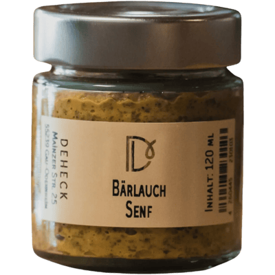 Deheck Manufaktur Bärlauch Senf