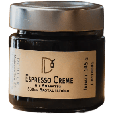 Deheck Manufaktur Espresso Amaretto Creme Aufstrich