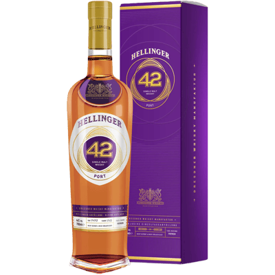 HELLINGER 42 Port Single Malt Whisky in Geschenkbox