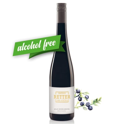 Obsthof Retter Edition Sommelier - WILD Heidelbeere - alkoholfreie Alternative zum Wein