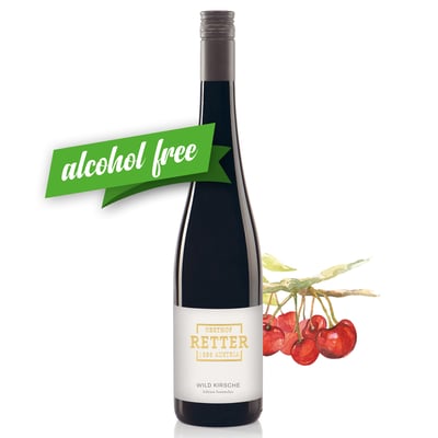 Obsthof Retter Edition Sommelier - WILD Kirsche (Vogerlkirsche) - alkoholfreie Alternative zum Wein