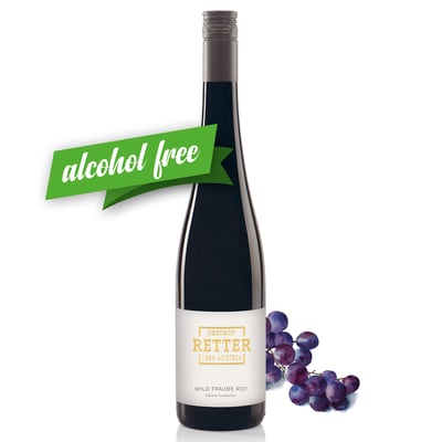 Obsthof Retter Edition Sommelier - WILD Traube rot - alkoholfreie Alternative zum Wein