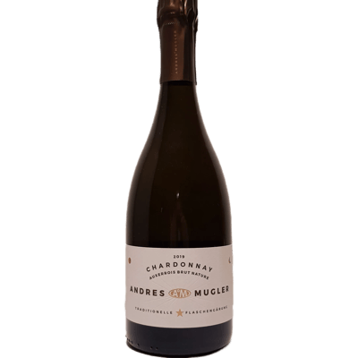 Andres & Mugler Chardonnay & Auxerrois brut nature 2019 - Winzersekt