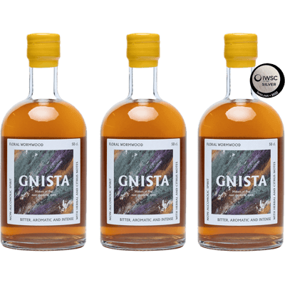3x GNISTA Floral Wormwood - Non-alcoholic aperitif