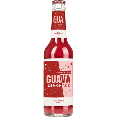 24x GUA LIMO Sour Cherry & Rose Water - Organic Lemonade