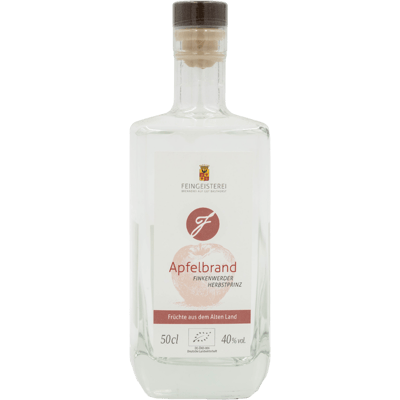 Feingeisterei apple brandy Finkenwerder Herbstprinz organic