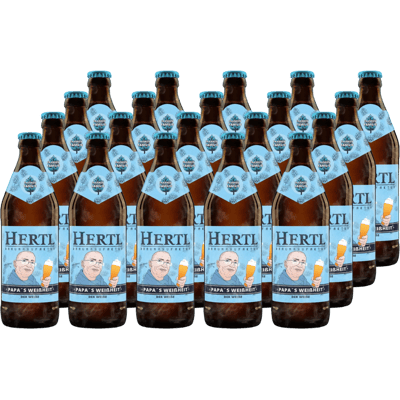 20x Papa's Weißheit - Weißbier