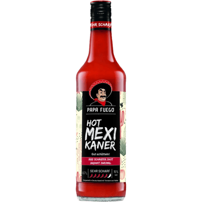 Papa Fuego Hot Mexikaner sehr scharf - Tomatenlikör