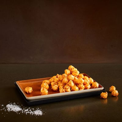 GoldCorn popcorn with salted caramel