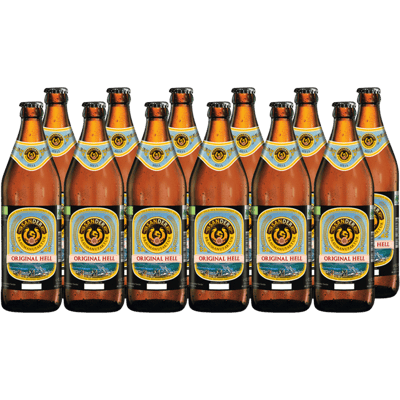 12x 500ml Braumanufaktur Sander Original Lager Hell