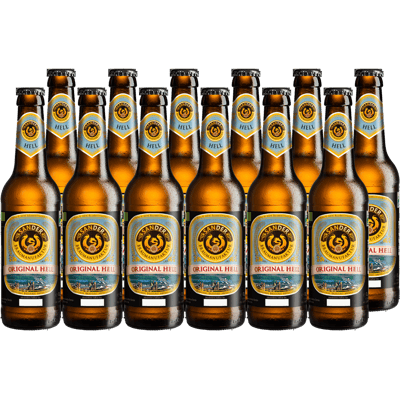 12x Braumanufaktur Sander Original Lager Hell