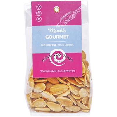 Gourmet almonds with sea salt