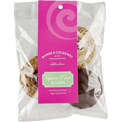 Vegane Mini Elisen Lebkuchen gemischtes 3er PackVegane Mini Elisen Lebkuchen gemischtes 3er Pack