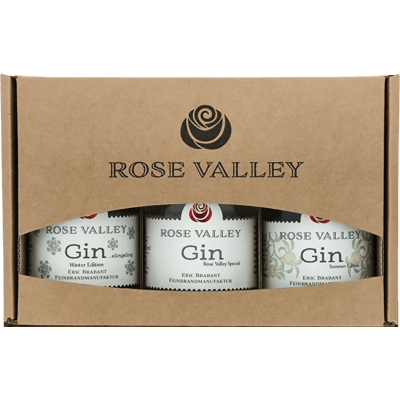 Rose Valley Gin Taste Box Season (1x Special Gin + 1x Winter Gin + 1x Sommer Gin)