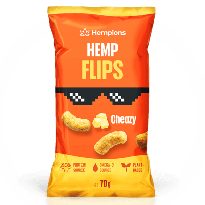 Hempions Bio Hemp Flips Trio (1x Sea Salt Flips + 1x Cheazy Flips + 1x Smoked Paprika Flips) 3