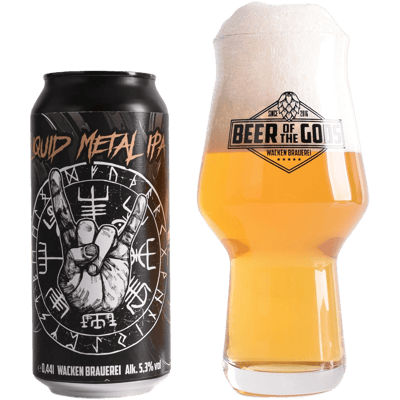 Liquid Metal IPA in a can