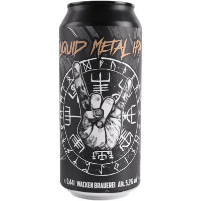 Liquid Metal IPA in a can