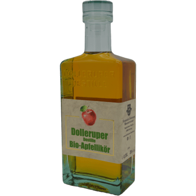 Organic apple liqueur