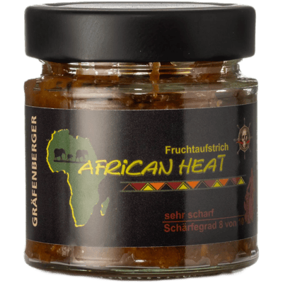 African Heat chili fruit spread