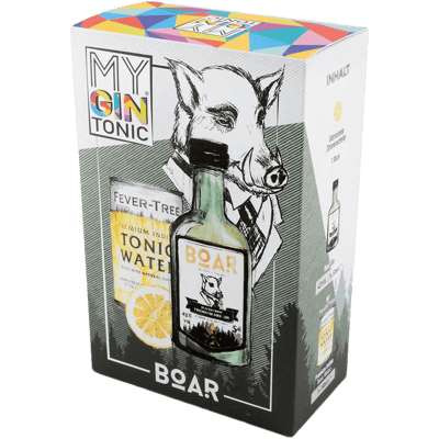 MyGinTonic Box BOAR (1x BOAR Gin + 1x Fever Tree Indian Tonic Water)