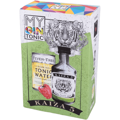 MyGinTonic Box Kaiza 5 (1x Kaiza 5 Gin + 1x Fever Tree Indian Tonic Water)