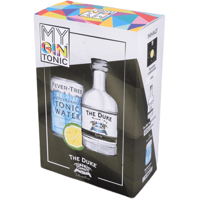 MyGinTonic Box Duke (1x Duke Gin + 1x Fever Tree Mediterranean Tonic Water)