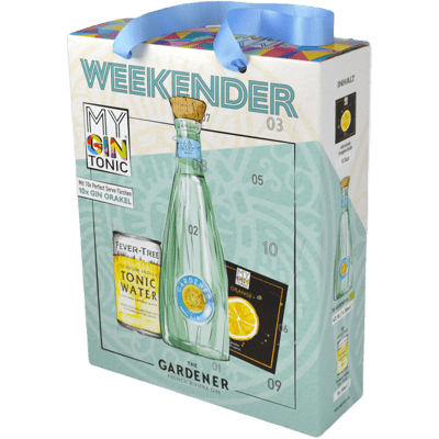 MyGinTonic WEEKENDER Box The Gardener (1x The Gardener Gin + 10x Fever Tree Indian Tonic Water)