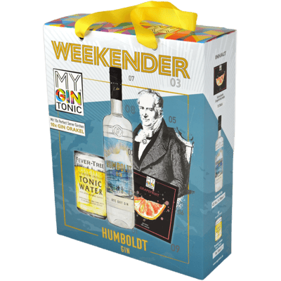 MyGinTonic WEEKENDER Box Humboldt (1x Humboldt Gin + 10x Fever Tree Indian Tonic Water)