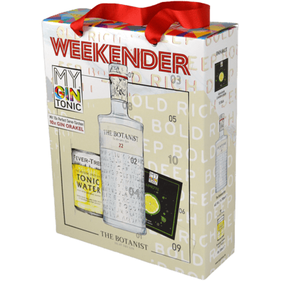 MyGinTonic WEEKENDER Box Botanist (1x Botanist Gin + 10x Fever Tree Indian Tonic Water)