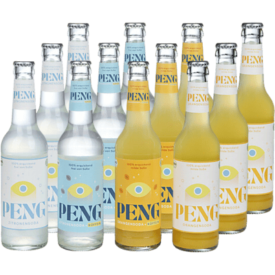 PENG 12er PartyMix - (6x Soda + 6x koffeinhaltiges Soda)