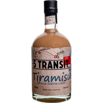 Tiramisu liqueur No. 5579 - Mocha cream liqueur - F5 Transit