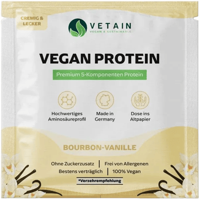 Vetain vegan protein powder vanilla