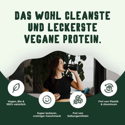 Vetain vegan protein powder cinnamon