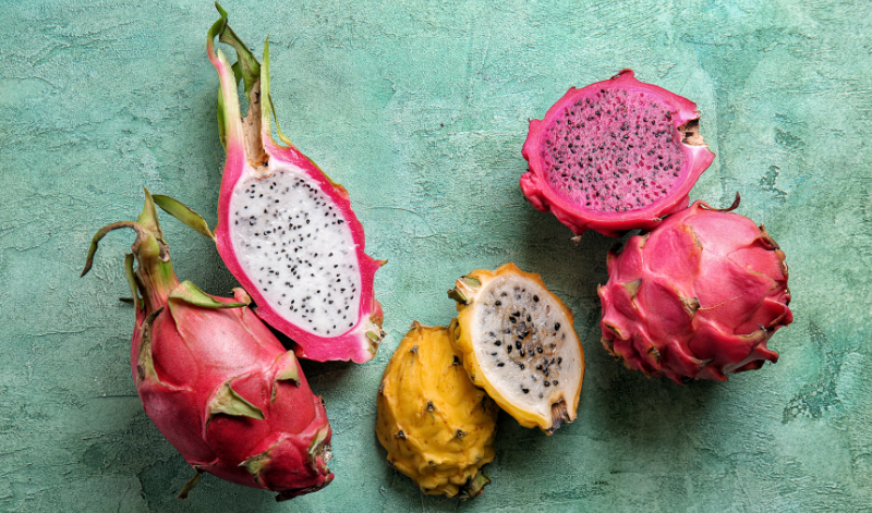 Die Pitaya, auch Drachenfrucht genannt, gibt es in drei verschiedenen Sorten.